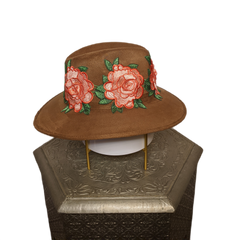 Sun hat - embroidered #86