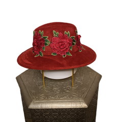 Sun hat - embroidered #64