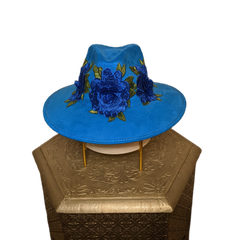 Sun hat - embroidered #44
