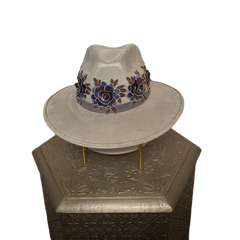 Sun hat - embroidered #42