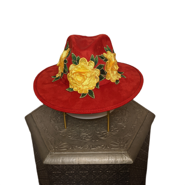 Sun hat - embroidered #82