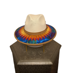 Sunshower hat - embroidered #118
