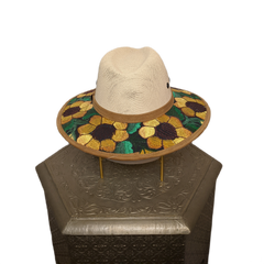 Sunshower hat - embroidered #105