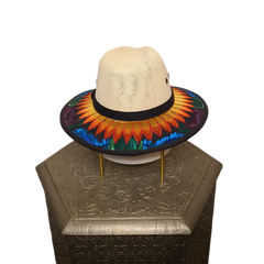 Sunshower hat - embroidered #128